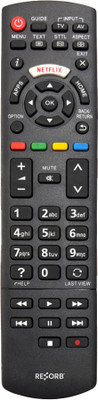 RESORB LED 285 Compatible for Panasonic N2QAYB000926 N2QAYB001013 LED / LCD TV Remote Controller(Black)