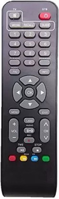 S R WEBSHOP Compatible for SUN DIRECT Standard Definition Setup Box SD Sun Direct Remote Controller(Black)