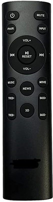 Rohit Electronics Remote Compatible For Boat Soundbar & Home Theater System (Boat Model 2) (EXACTLY SAME REMOTE WILL ONLY WORK) Remote Controller(Black)