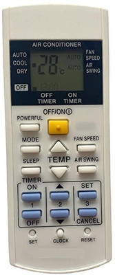 Kritex 29C Compatible for PANASONIC AC Remote Control Remote Controller(White)