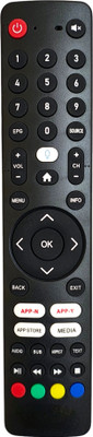 ERNIL (Non-Voice) E43V Smart Tv Remote Compatible For Cellecor Full HD LED Smart Android TV E43V Remote (Your Old Remote Must be Same) Remote Controller(Black)
