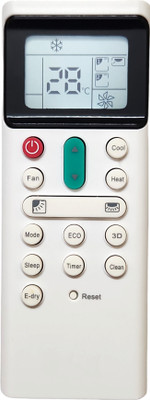 ERNIL Split AC Remote Conrol Compatible For Hitachi Split AC Remote (With Back Light)(Your Old Remote Must be Exactly Same) Remote Controller(White)