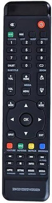 RESORB LED 351 Remote Compatible for Intex LED/LCD TV Remote Model Compatible For Intex LED / LCD TV MODEL : Sh3204, Sh4004, Sh3204, Sh3253 Remote Controller(Black)