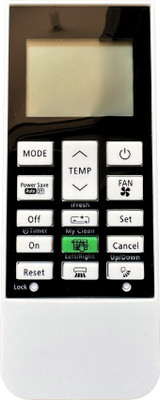 MechFox AC Remote Control Compatible Split/Window Air Conditioner | Model No. AC-168G | Hitachi Remote Controller(White)
