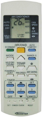DEVBHOOMI DB-AC Remote No. 29B Compatible for Panasonic Inverter AC Remote Control Air Conditioner Remote Controller(White)