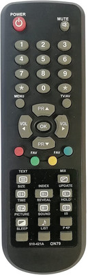 BhalTech ON79 510-421A LED LCD Smart TV Compatible for Onida Onida Tv Remote Controller(Black)