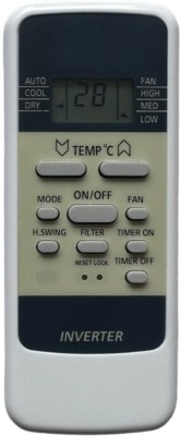 vcony AC Remote No. 137B Compatible for  AC Remote HITACHI Remote Controller(White)