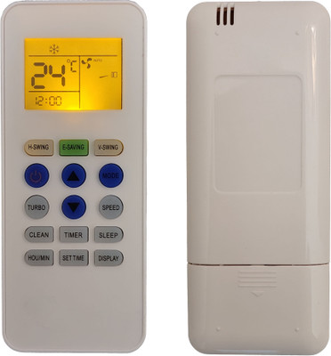 LipiWorld 223A AC Remote Control With Display Light Backlight Compatible For  Godrej AC Remote Controller(Grey)