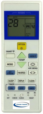 Kishore Traders Ac Remote Control Compatible With  Panasonic Inverter Ac Remote Controller(White)