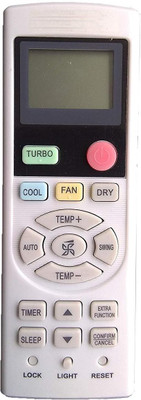 LipiWorld 131B AC Remote Compatible for  HAIER AC Remote Controller(White)