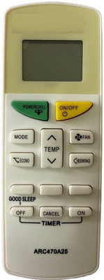 Rohit Electronics Remote Control Compatible for  Air Conditioner 132A (White) Daikin Remote Controller(White)