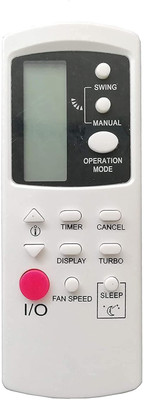 BhalTech 190 AC Remote Control (Old Remote Exactly Same Remote Will Only Work) Compatible for Kelvinator AC Remote Controller(White)