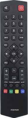 Marman Compatible with TCL Smart TV Remote Control Original Suitable for LED LCD TV Non Voice Command - Match With Existing Remote Keys For Better Performance TCL TV Remote Controller(Black)