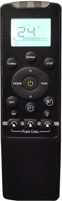 BhalTech 235O RG56CMI-WRAC AC Remote Control With Backlight Compatible For  Carrier AC Remote Controller(Black)