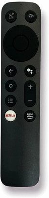 SHYAM BABA ENTERPRISES Remote Control (Without Voice Function) Compatible for OnePlus TV Remote Control For U1S / Y1S / Y1S Edge / Y1S Pro with Netflix & Prime Video functions Oneplus Remote Controller(Black)