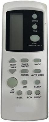 Akshita AC-21000G Split AC Remote Control With Back-Light MARQ AC With Display-Light Remote Controller(White)