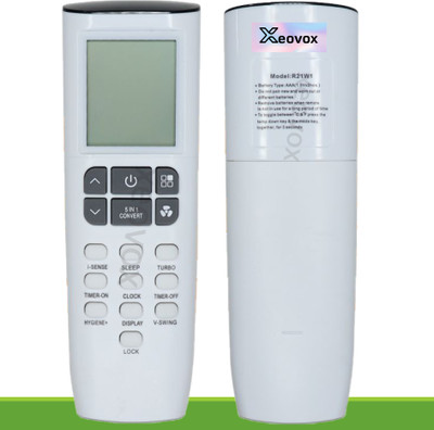 Xeovox godrej split AC Remote Control R21W1 259 for 1 1.5 2 Ton 5 in 1 Convert Hygiene Godrej Remote Controller(White)