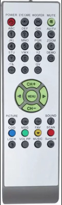Isonix Remote Compatible for SANSUI CRT TV (EXACTLY SAME REMOTE WILL ONLY WORK) Sansui Remote Controller(Grey)