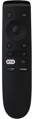 miracles in hand NO VOICE SMART LED TV REMOTE COMPATIBLE FOR ONEPLUS 1+ Remote Controller(Black)
