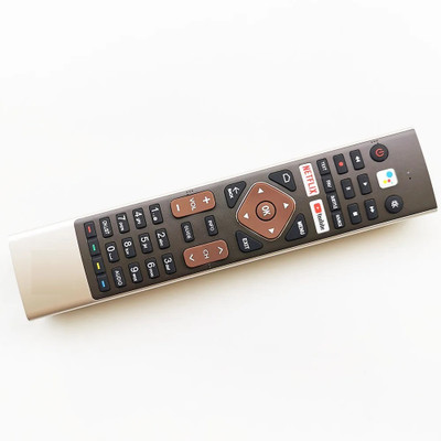 HDF Remote Control Compatible for Skyworth Smart TV (HTR-U27E-VOC) with Voice & Google Assistant Skyworth Smart TV Remote Controller(Black)