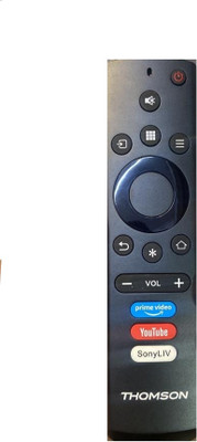 Sugnesh ®135N TV REMOTE Compatible for Thomson/ Kodak Smart TV LCD/LED Remote Control (No voice Command) (Exactly Same Remote Will Only Work) Remote Controller(Black)