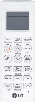 HICLE AC Remote Control for LG Split Air Conditioners– No Setup Required LG Split, AKB72955306 Remote Controller(White)