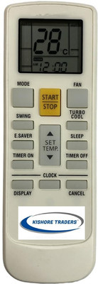 Kishore Traders Compatible Remote Control For Sansui Ac Sansui split Ac JSP185SI24A1 Remote Controller(White)