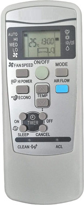 Ehop Compatible AC Remote for Mitsubishi without 3D Function for Mitsubishi AC Remote Controller(White)