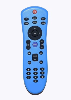 Rohit Electronics Remote Control Compatible with All Dish TV SD/HD DTH with Recording Set Top Box dish Tv Remote Controller(Blue)