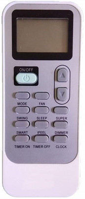 BhalTech 134 I Feel AC Remote Control Compatible For  VESTAR AC Remote Controller(Grey)