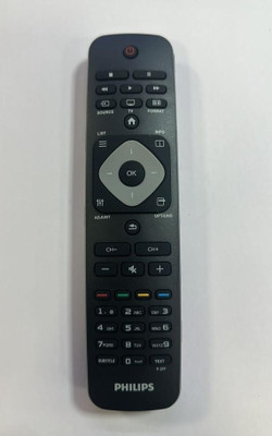 Sugnesh ®125N TV REMOTE Compatible for Philips Smart TV LCD/LED Remote Control (Macthing with Old Remote, same Remote will Only work) Remote Controller(Black)