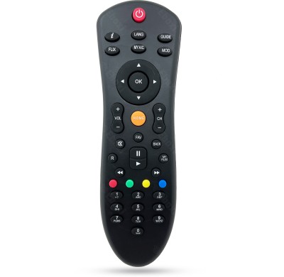 Eboxi Remote compatible with Dish TV Set-Top Box Universal Dish TV Set-top Box Remote Controller(Black)