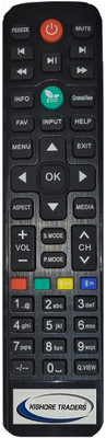 Kishore Traders Compatible Remote Control For  Noble Skiodo Led Tv Remote Controller(Black)