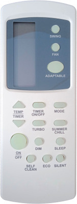 LipiWorld AC Remote Control Air Conditioner Remote Compatible For  Haier AC Remote Controller(Grey)
