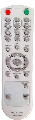 BhalTech GB015WJ Projector Remote Compatible for  Sharp Projector Remote Controller(White)
