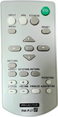 Ehop RM-PJ7 RM-PJ7 Compatible Projector Remote Control for  VPL-BW120S Sony Remote Controller(White)