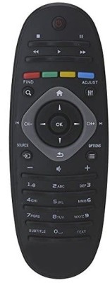 ERNIL Compatible Remote for Philips LCD LED TV Universal URC 120/126  LCD TV PHILIPS Remote Controller(Black)