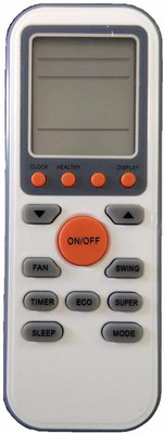 NixGlobal 139 AC Remote Compatible for TCL / BLUESTAR AC Remote Controller(White)