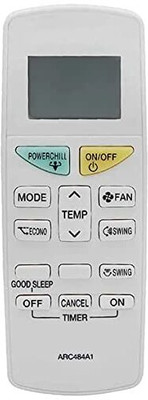 LUNAGARIYA AC Remote No.132C, Compatible with  AC Remote Control DAIKIN Remote Controller(White)