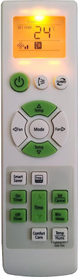 BhalTech 67 AC Remote Control with Display Light Compatible For  Samsung AC Remote Controller(Gray)
