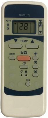 mumax Compatible/Replacement for  AC Remote Control (Model No VDO-152) Videocon Remote Controller(Multicolor)
