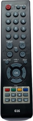 Upix G-AK59 LCD/LED TV Remote Compatible for Godrej LCD/LED TV (EXACTLY SAME REMOTE WILL ONLY WORK) Remote Controller(Black)