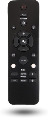 HDF Replacement Remote Control Compatible for Philips Bluetooth Soundbar HTL1170B/F7 L2160/F7 1190B 1190B/12 2101/F7 2101A/F7 2102 2111A/F7 & 5120 Philips Bluetooth Soundbar Remote Controller(Black)