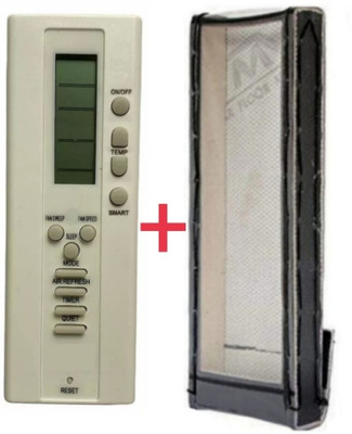 Paril (Remote+Cover) Ac Remote compatible for Bluestar Ac Re-119A (Remote+Cover) Ac Remote compatible for Bluestar Ac Re-119A Replacement for Bluestar Ac remote with Cover (SAME REMOTE WILL ONLY WORK) Remote Controller(Black)