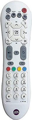 LUNAGARIYA  D2H SETTOP BOX REMOTE VIDEOCON Remote Controller(Black)