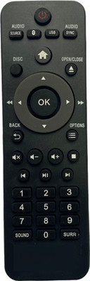 PARADISEECOM PHI-LIPS DVD HOME THEATER Remote Compatible for PHILIPS DVD HOME THEATRE Remote Controller(Black)