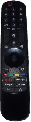 PMRK BEST IN BEST SUITABLE FOR  SMART TV L G Remote Controller(Black)