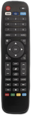 HDF Compatible for Hyundai Karbonn & Micromax LCD LED Android Smart TV (SMTHY32HDB52YW) Hyundai SMTHY32HDB52YW Android Smart TV, Micromax Smart TV, Karbonn Smart TV Remote Controller(Black)