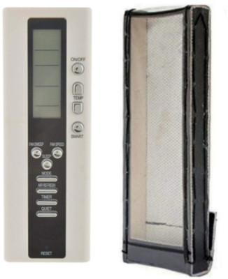 Ethex C-12 Re-119 Remote With cover (Remote+Cover) Ac Remote compatible for Kelvinetor/Voltas Ac Remote Controller(White)