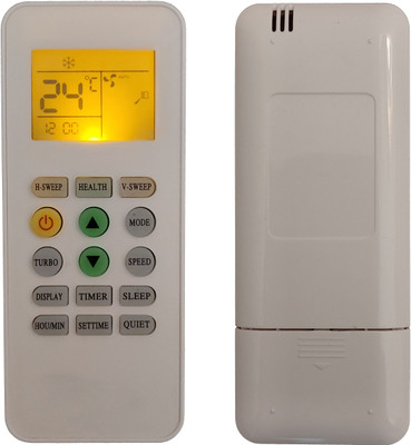 LipiWorld 223 AC Remote Control With Display Light Backlight Compatible For  Lloyd AC Remote Controller(Grey)
